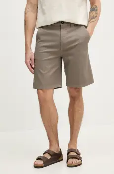 BOSS Orange pantaloni scurti barbati, culoarea maro, 50536864 imagine