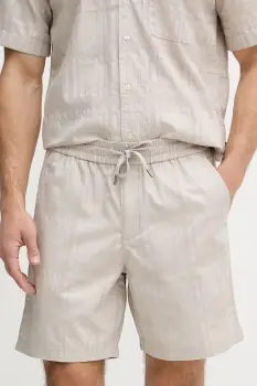 BOSS Orange pantaloni scurti chinos barbatesti din bumbac imagine