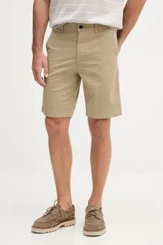 BOSS Orange pantaloni scurti chinos pentru barbati, din bumbac cu elastan imagine