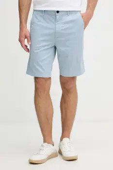 BOSS Orange pantaloni scurti chinos pentru barbati din bumbac cu elastan imagine