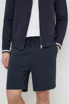 Boss Orange pantaloni scurti din bumbac melanj imagine