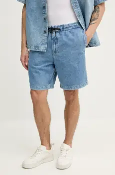 BOSS Orange pantaloni scurti jeans barbati, 50537804 imagine