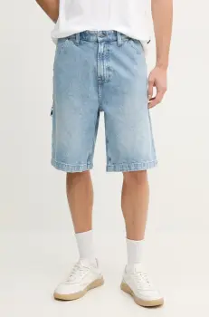 BOSS Orange pantaloni scurti jeans barbati, 50537843 imagine