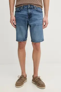 BOSS Orange pantaloni scurti pentru barbati, din denim imagine