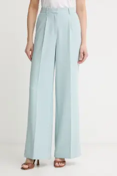 BOSS Orange pantaloni wide leg pentru femei C_Tiwi2 imagine