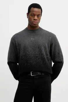 BOSS Orange pulover de lana culoarea gri, 50548701 imagine