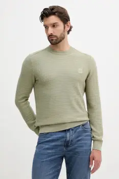 BOSS Orange pulover din amestec de casmir culoarea negru, light, 50527584 imagine