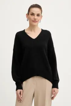 BOSS Orange pulover din amestec de lana culoarea negru, 50550464 imagine