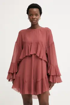 BOSS Orange rochie cu o bluza, cu vascoza C Dleja imagine