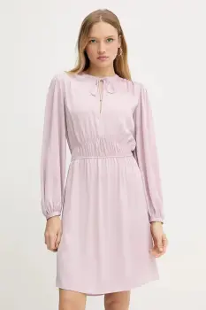 BOSS Orange rochie culoarea roz, mini, evazati, 50544038 imagine