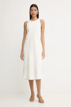 BOSS Orange rochie din in C Delinna imagine