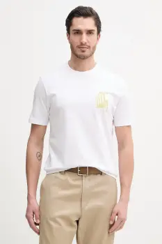 BOSS Orange Tricou barbatesc de bumbac imagine