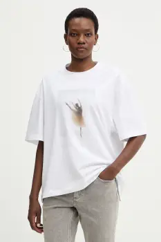 BOSS Orange tricou C Eboys 1 culoarea alb, 50556978 imagine