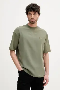 BOSS Orange tricou culoarea verde, uni, 50546331 imagine