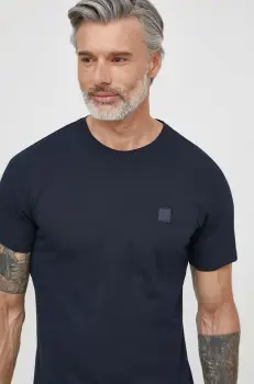 Boss Orange tricou din bumbac barbati, melanj imagine