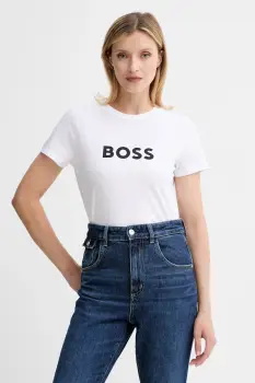 BOSS Orange tricou din bumbac BOSS ORANGE culoarea violet, 50501139 imagine