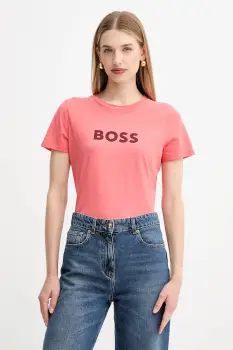 BOSS Orange tricou din bumbac BOSS ORANGE culoarea violet, 50501139 imagine