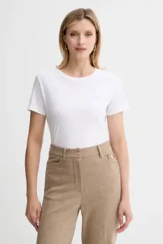 BOSS Orange tricou din bumbac culoarea alb, 50549184 imagine