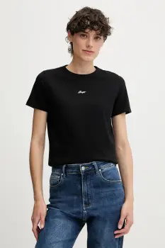 BOSS Orange tricou din bumbac culoarea negru, 50547547 imagine