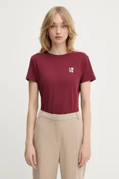 BOSS Orange tricou din bumbac culoarea rosu, 50545288 imagine