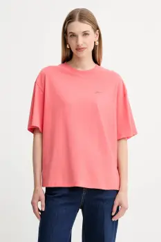 BOSS Orange tricou din bumbac culoarea roz, 50545498 imagine