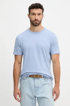 BOSS Orange tricou din bumbac culoarea roz, uni, 50508243 imagine