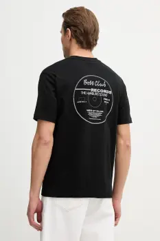 BOSS Orange tricou din bumbac Te_BossClub imagine