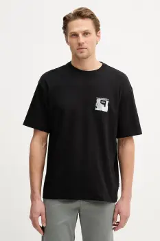 BOSS Orange tricou din bumbac Te_Citylights imagine