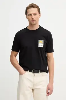 BOSS Orange tricou din bumbac Te_Plain imagine