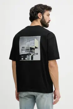 BOSS Orange tricou pentru barbati, din bumbac imagine