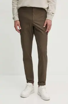 BOSS pantaloni barbati, culoarea verde, mulata, 50519136 imagine