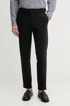 BOSS pantaloni chinos barbati din bumbac cu elastan H-Kane1 imagine