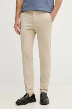 BOSS pantaloni chinos pentru barbati din bumbac cu elastan H-Kaiton1 imagine