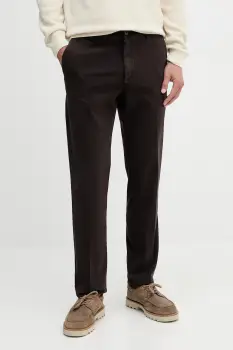 BOSS pantaloni culoarea bleumarin, cu fason chinos, 50543304 imagine