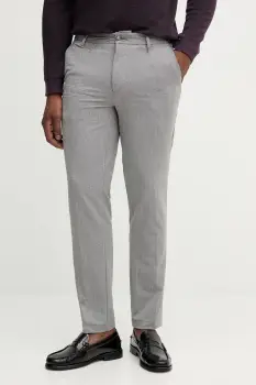 BOSS pantaloni culoarea gri, drept, 50546914 imagine