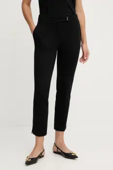 BOSS pantaloni culoarea negru, fason tigareta, high waist, 50541994 imagine
