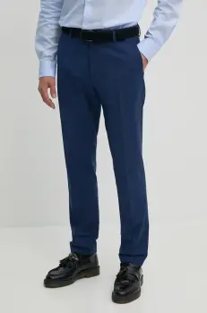 BOSS pantaloni de lana mulata, 50482735 imagine