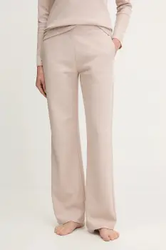 BOSS pantaloni de lounge culoarea bej, uni, 50550317 imagine