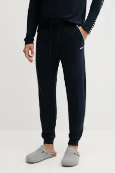 BOSS pantaloni de lounge culoarea bleumarin, cu imprimeu, 50550485 imagine