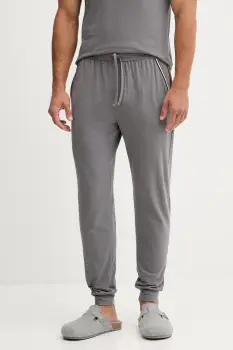 BOSS pantaloni de lounge culoarea gri, cu imprimeu, 50550485 imagine