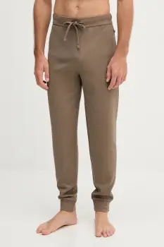 BOSS pantaloni de lounge culoarea maro, uni, 50535878 imagine