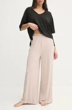 BOSS pantaloni de pijama femei, culoarea bej, 50535703 imagine