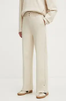 BOSS pantaloni de trening culoarea bej, melanj, 50532017 imagine