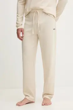 BOSS pantaloni de trening culoarea bej, uni, 50535877 imagine