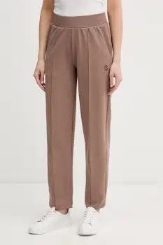 BOSS pantaloni de trening de dama cu bumbac Shiny B Pants imagine