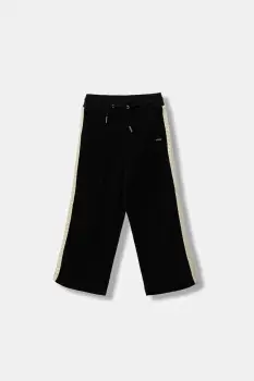 BOSS pantaloni de trening pentru copii culoarea negru, cu imprimeu, J52415 imagine