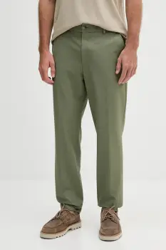 BOSS pantaloni din lana culoarea verde, cu fason chinos, 50546063 imagine