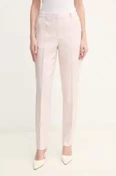 BOSS pantaloni femei, drept, high waist, 50537461 imagine