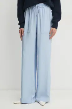 BOSS pantaloni femei, lat, high waist, 50530552 imagine