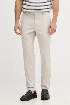 BOSS pantaloni pentru barbati, din bumbac cu elastan Genius imagine